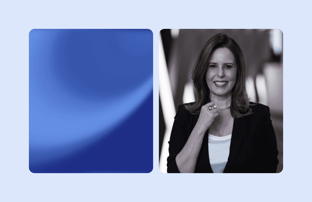 À direita, fotografia de Danielle Serafino, sócia do Ópice Blum Advo. A imagem ilustra o tema sobre o futuro do Direito