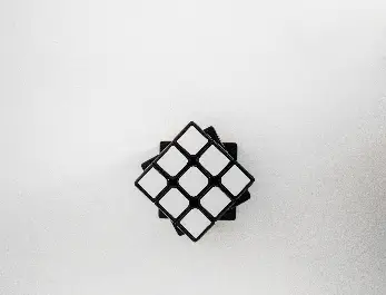 white and black checkered square