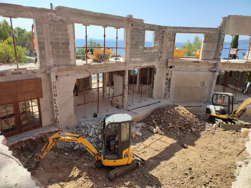 Chantier de construction par Batiglobal