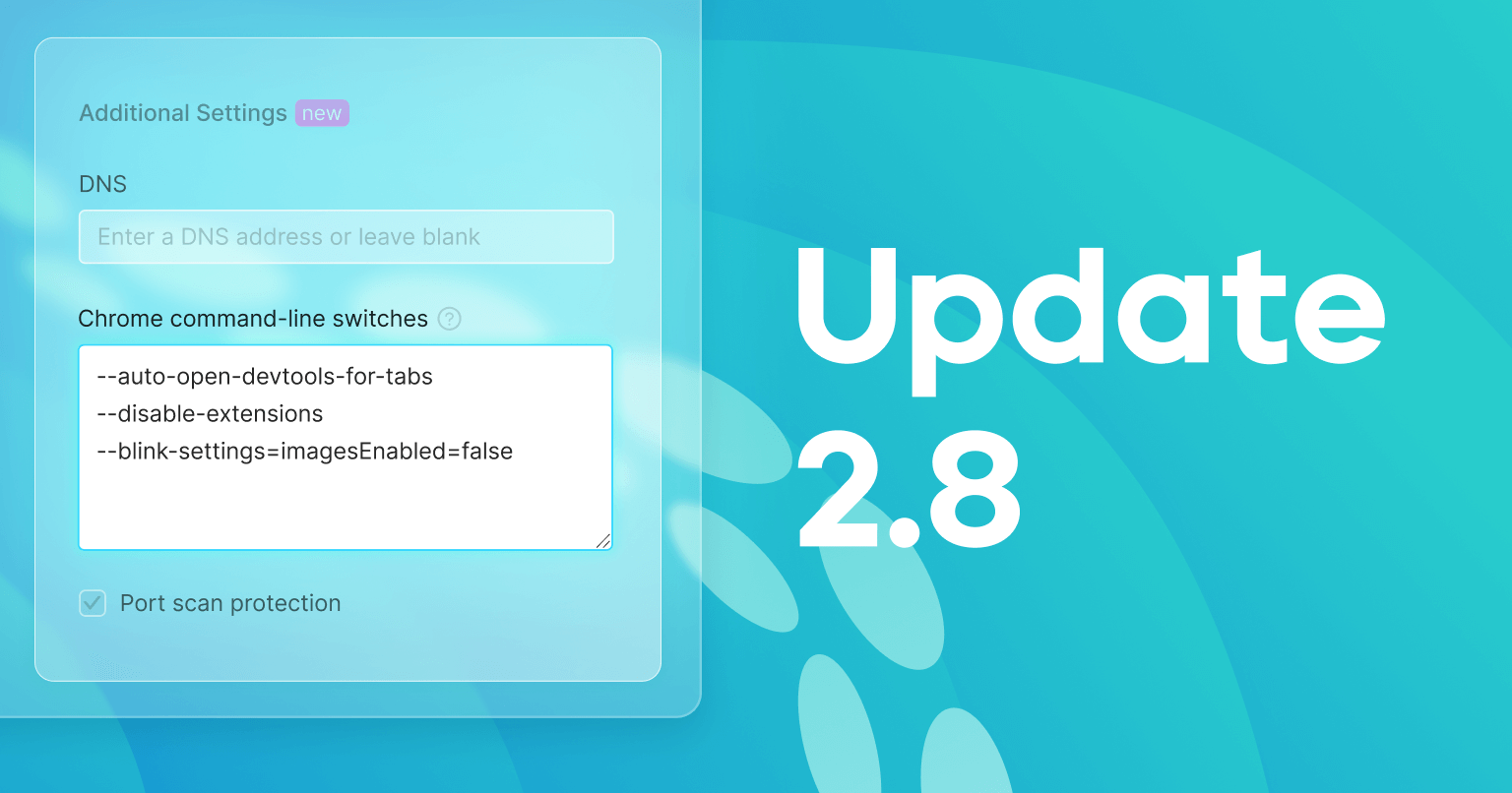Octo Browser 2.8: Command-Line Switches