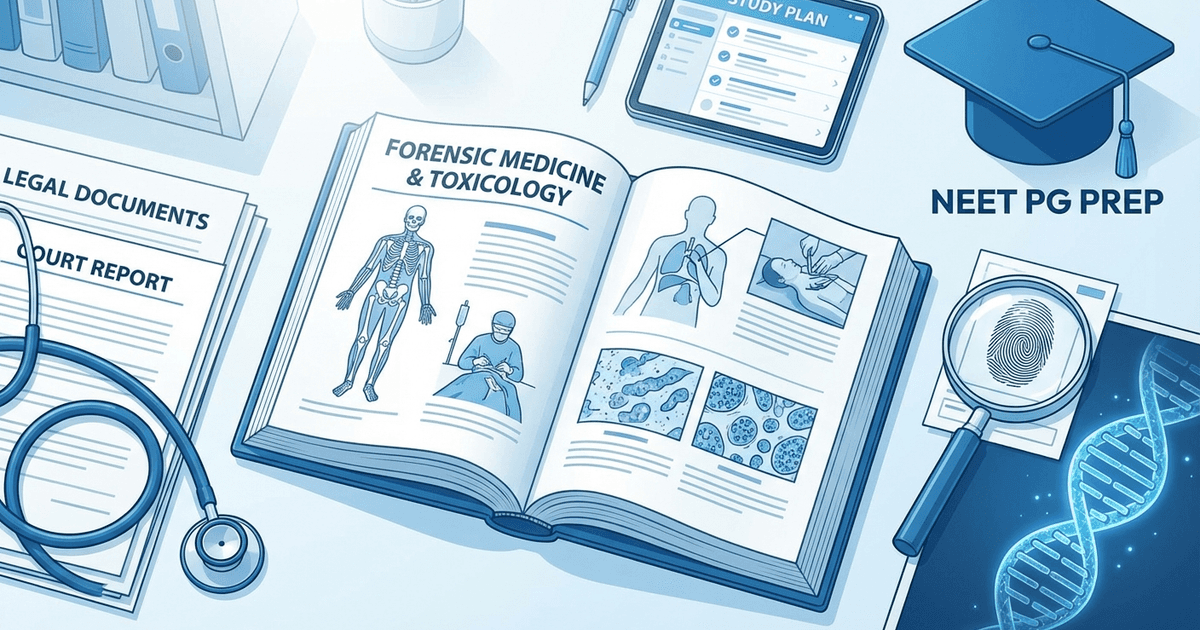 Cover: How to Study Forensic Medicine for NEET PG 2026: Complete High-Yield Guide, Must-Do Topics and Exam Checklist