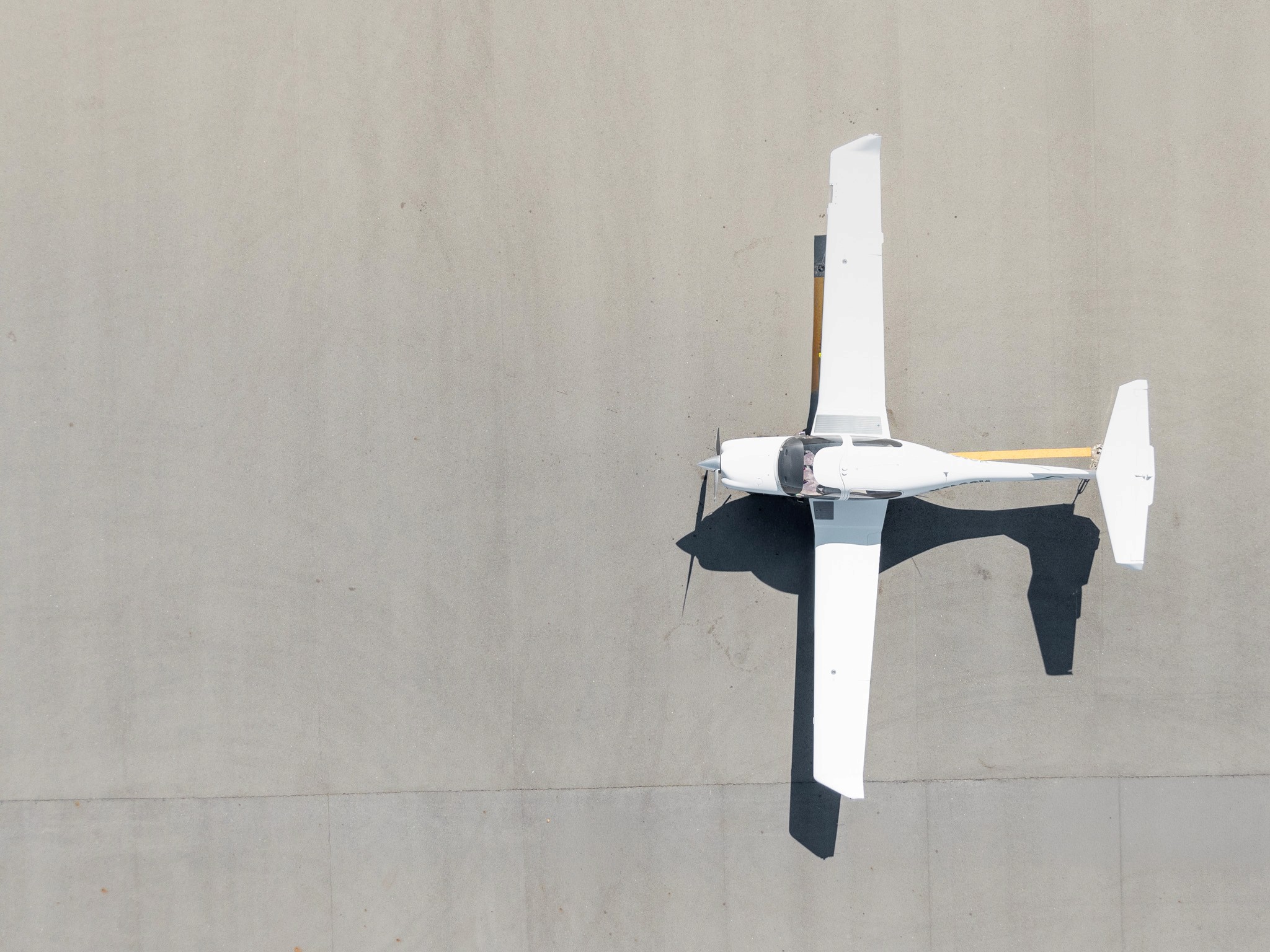 Diamond DA-40 aircraft with G1000 glass cockpit at Coeur d'Alene Airport Idaho