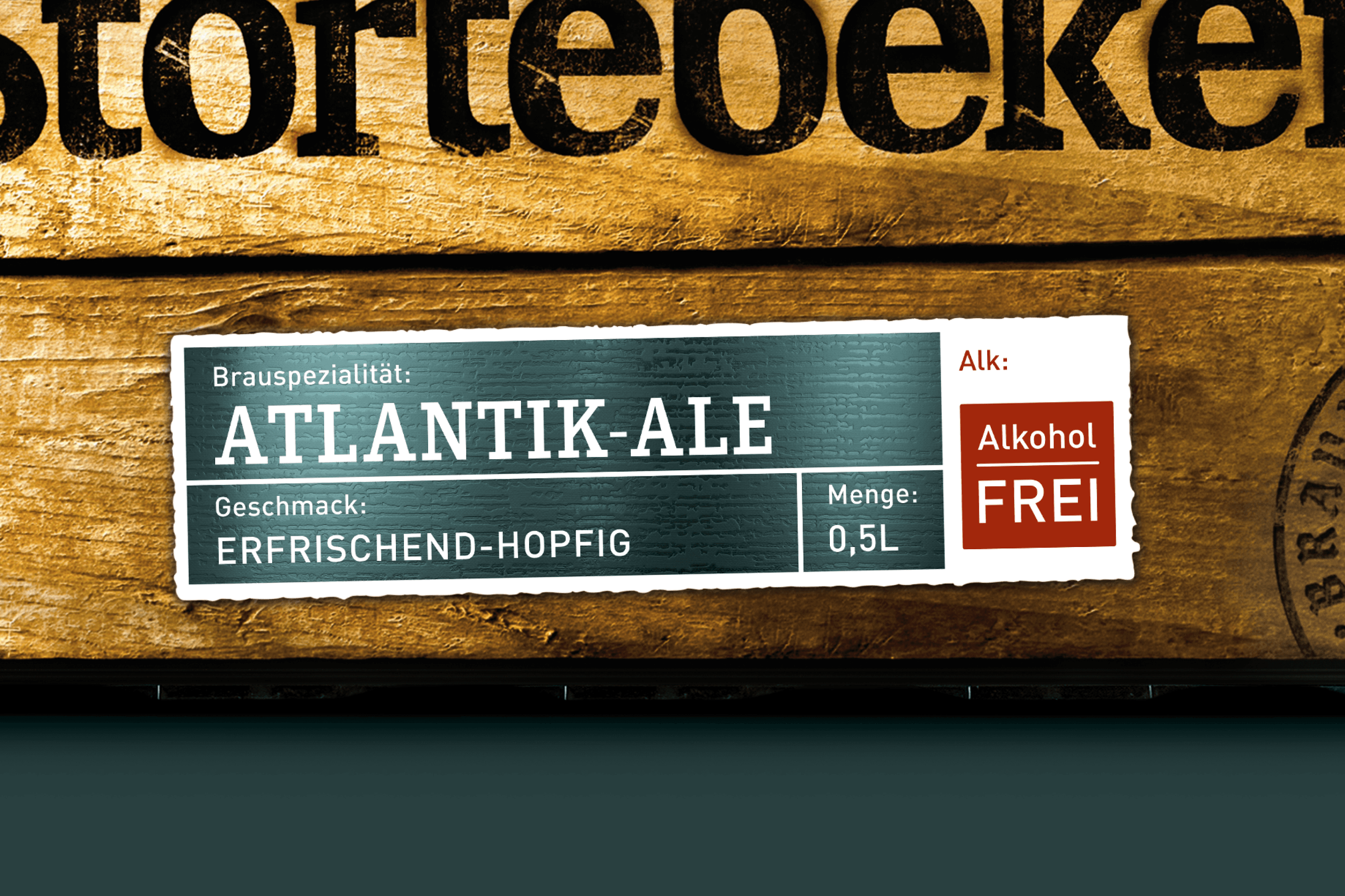 Störtebeker Atlantik-Ale, alkoholfrei, 0,5L
