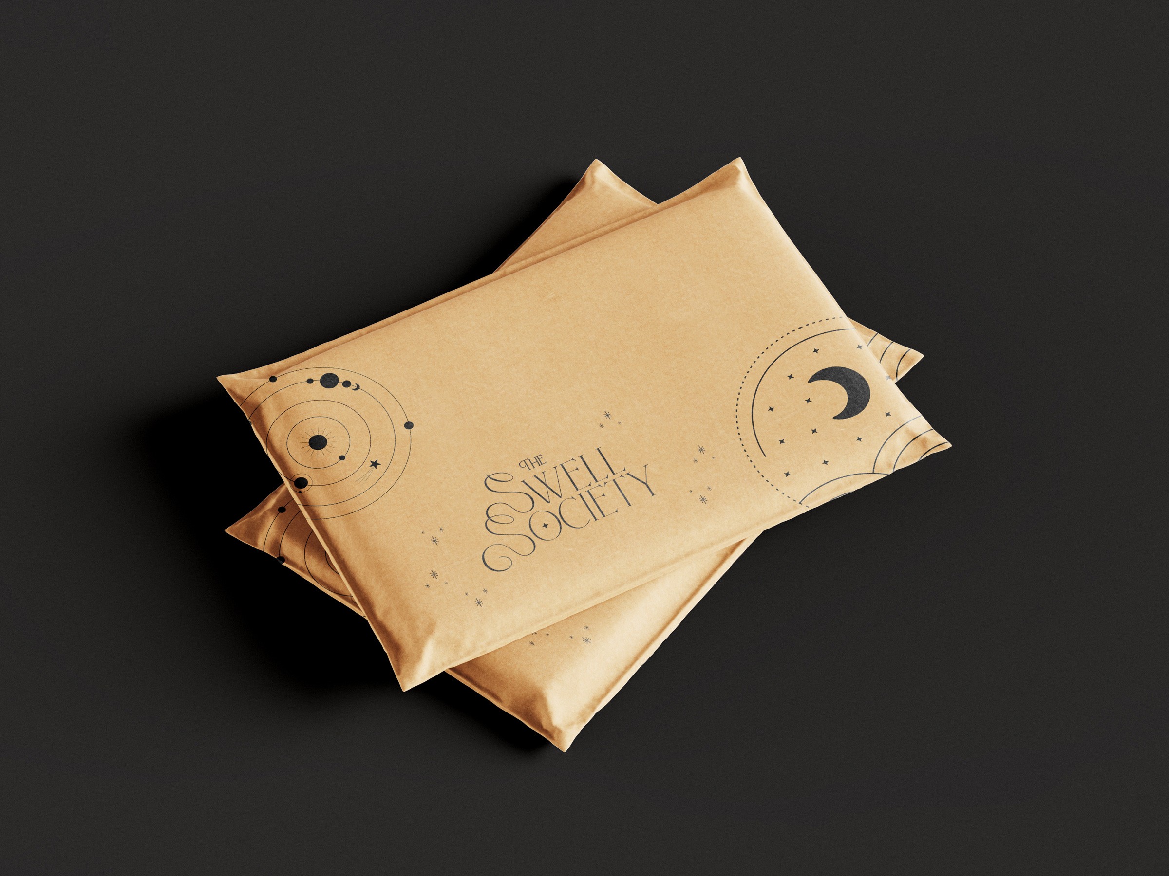 The Swell Society surf gear shop print envelope design