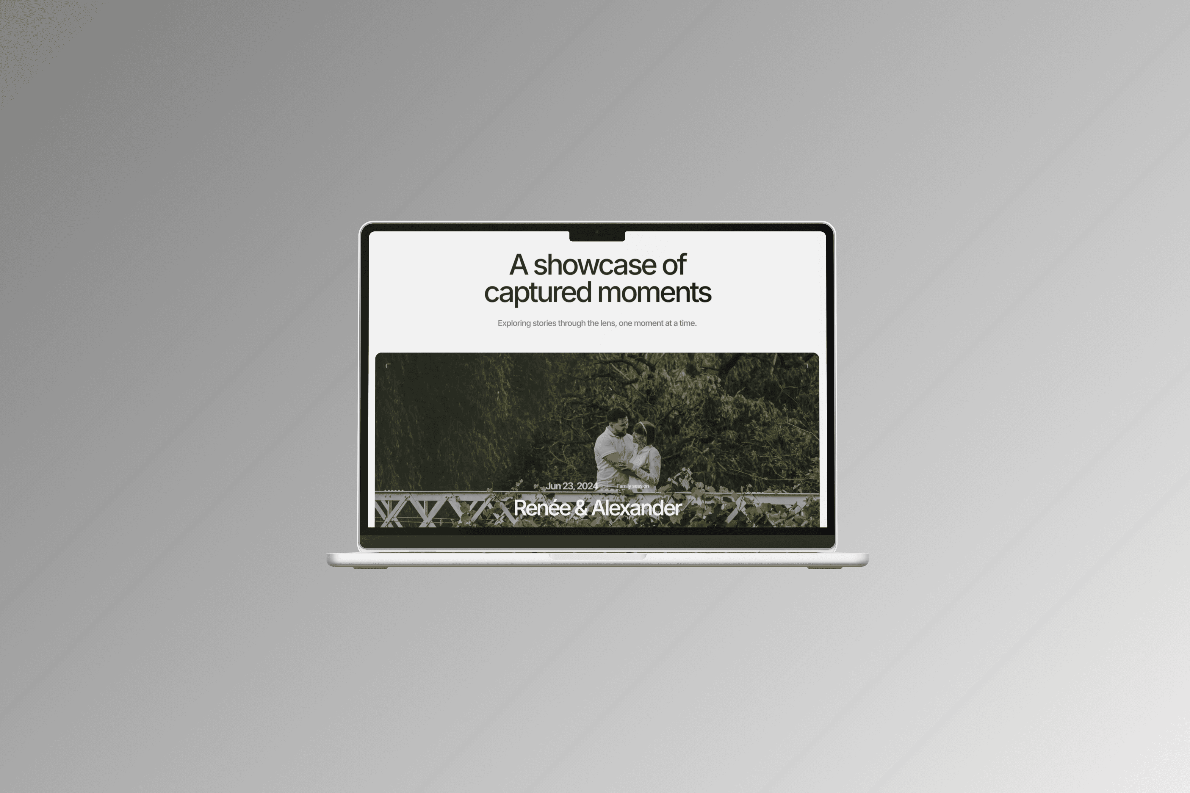 Mac Mockup displays website made by Seoma