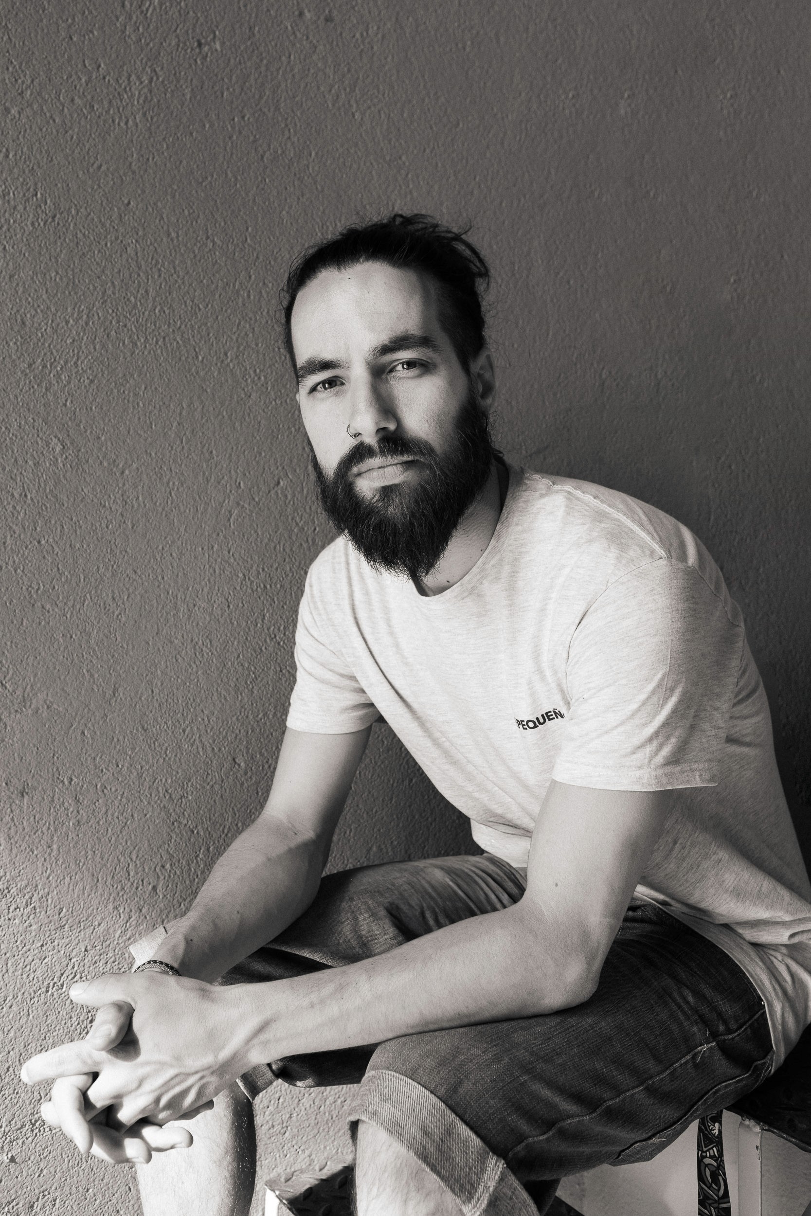 Portrait of portfolio creator – front view