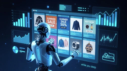 AI agent analyzing competitor ads and performance data dashboards to automate ad research and optimize campaign strategy