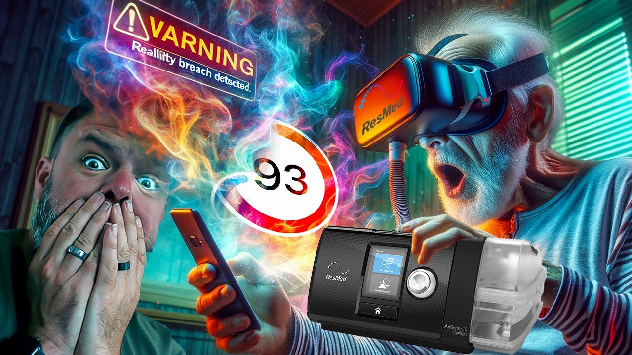 MyAir smoking CPAP machine