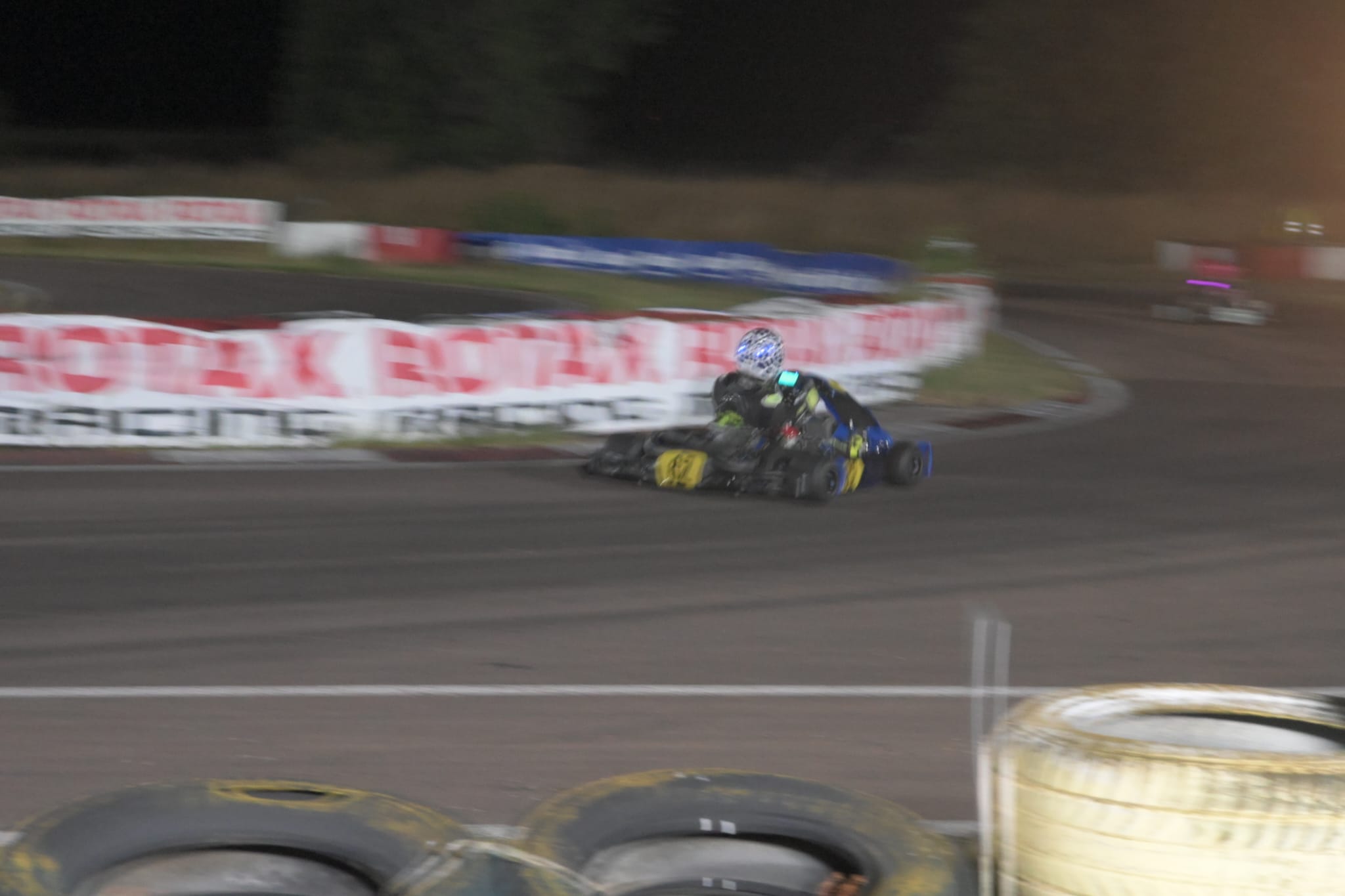 Karting race moment