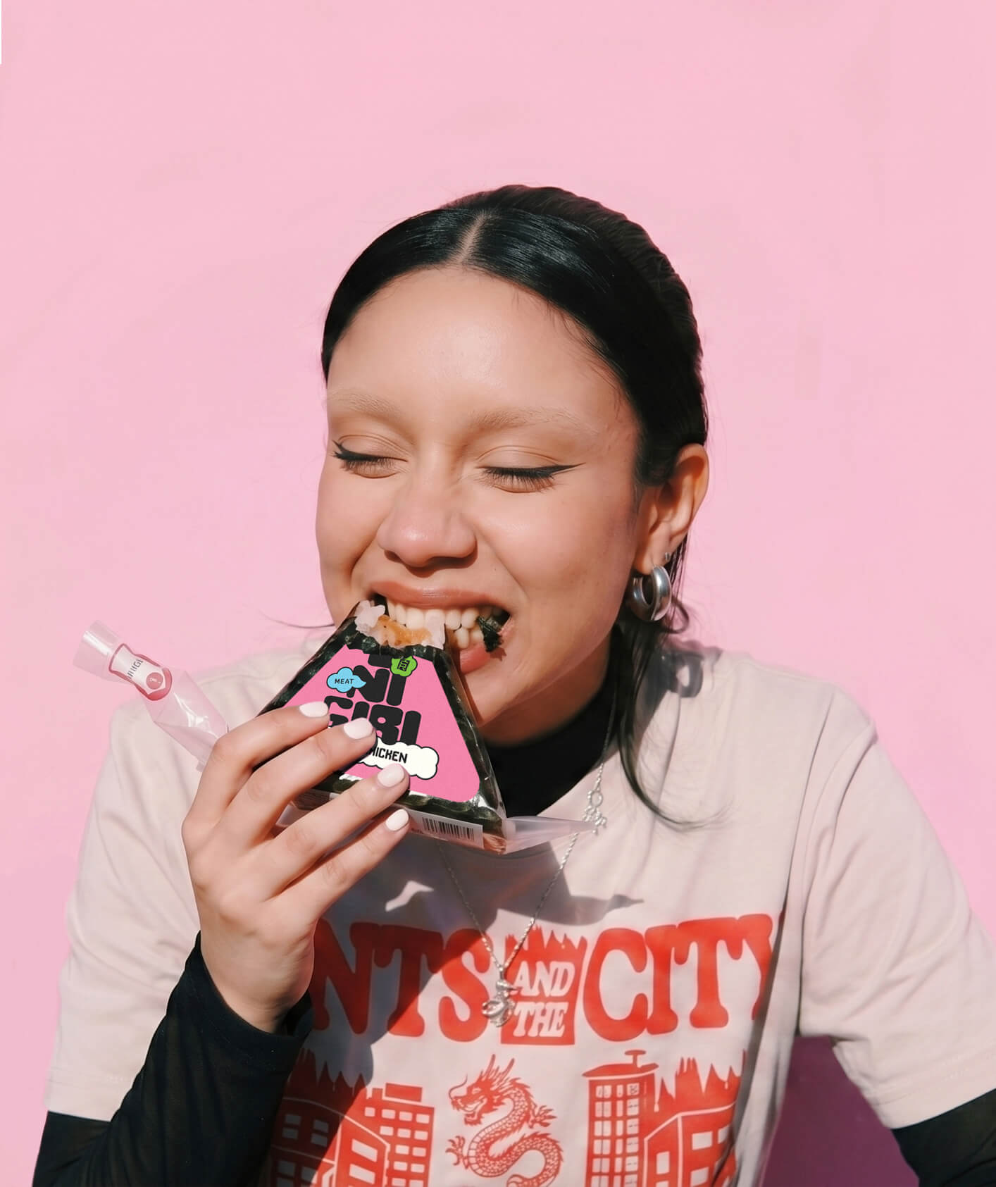 Poster Graphic Design Onigiri Albert Heijn To Go Art Direction