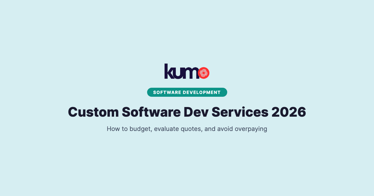 Custom Software Development Services in 2026