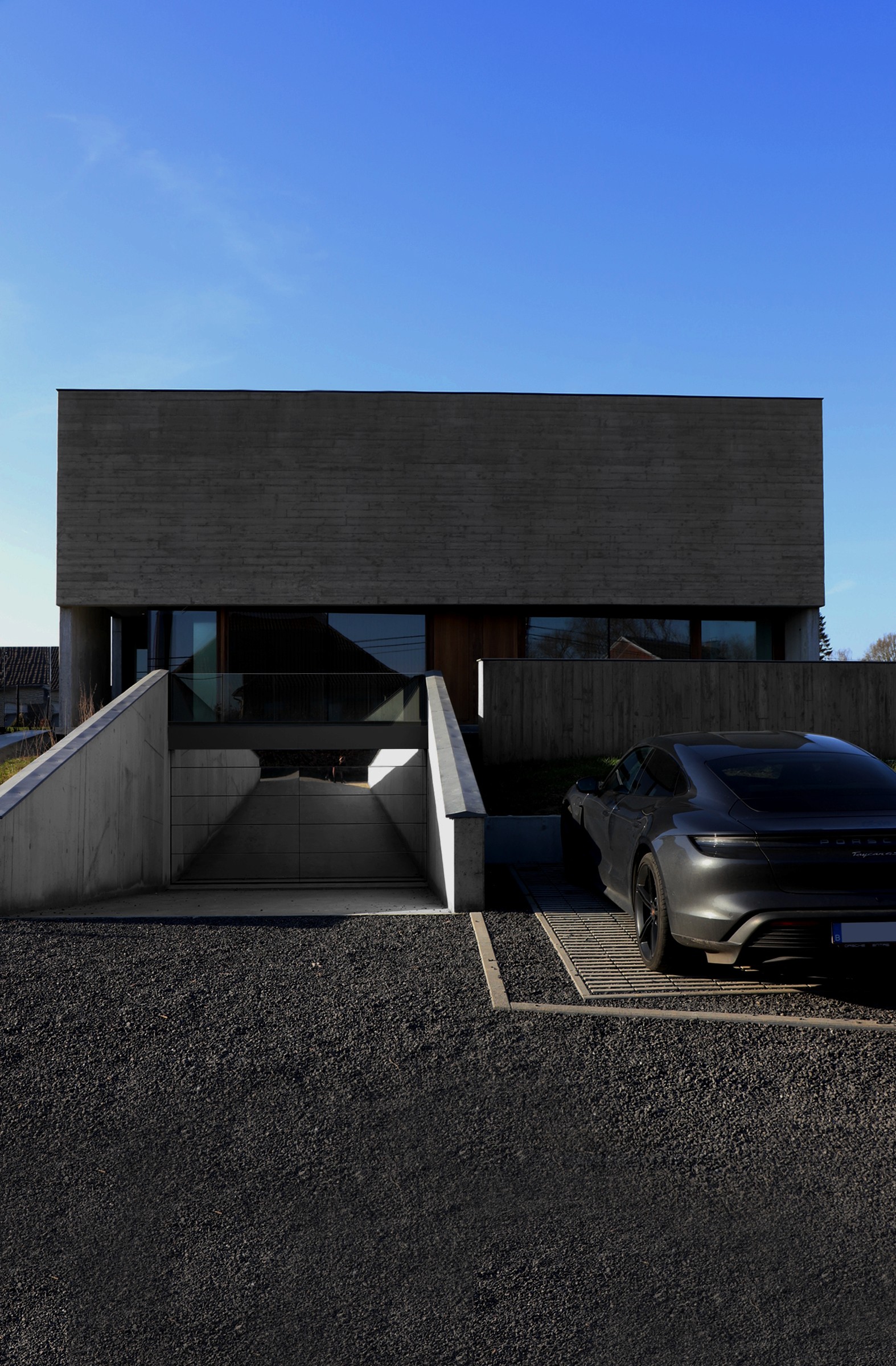 Modernist house in Pajottenland by Belgian architects ODA