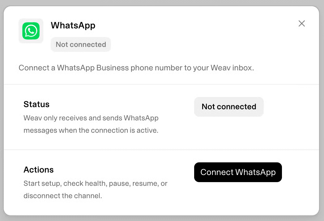 weav-whatsapp-integration
