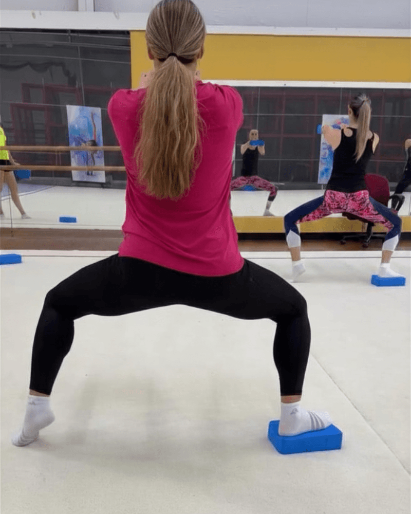 Adult stretch class at SportPlus Academy Charlotte NC