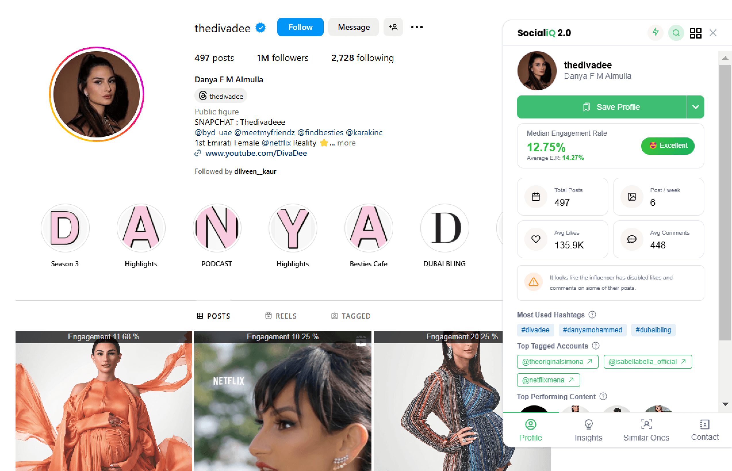 Danya Almulla Instagram