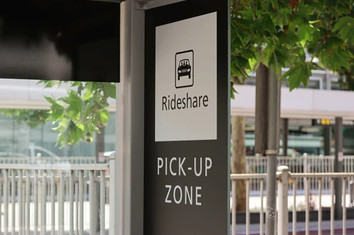 ride share pickup zone