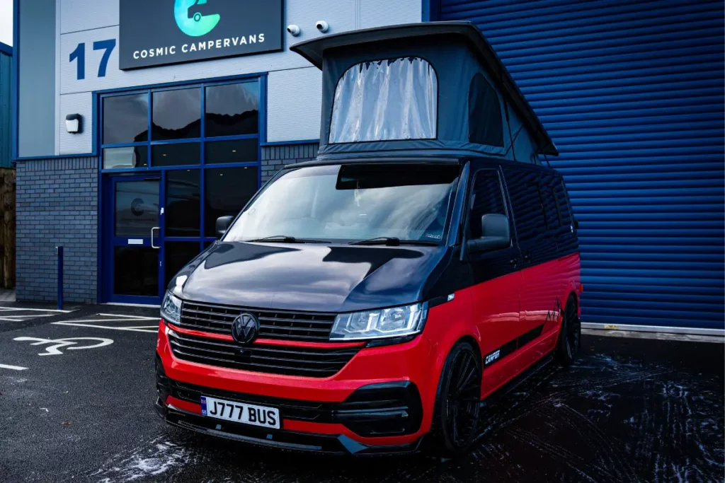 VW Transporter Campervan T6.1 with pop top roof