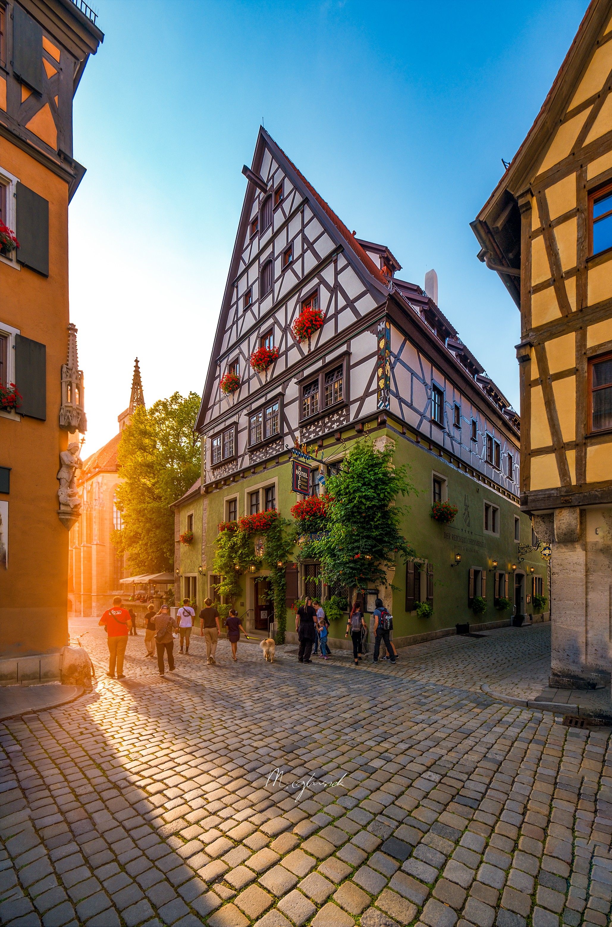 Niemiecki domek, autor Mateusz Głuszek, Rothenburg ob der Tauber, Niemcy