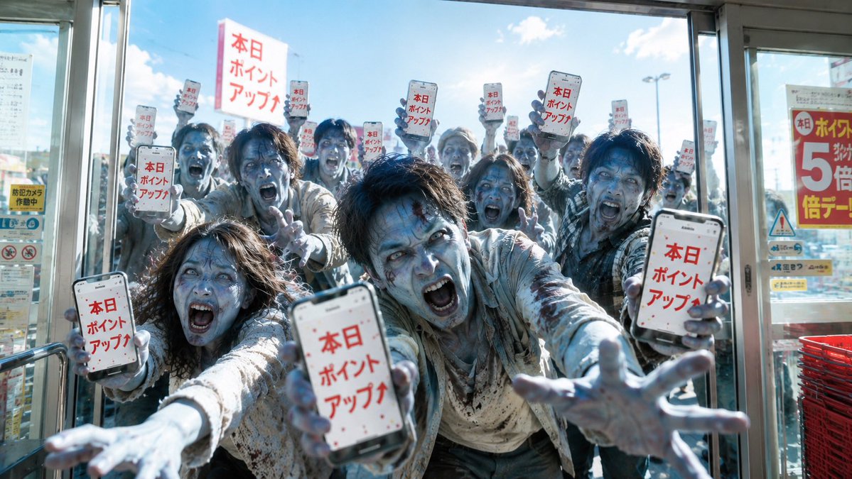 Zombie Shoppers Point Sale Cover