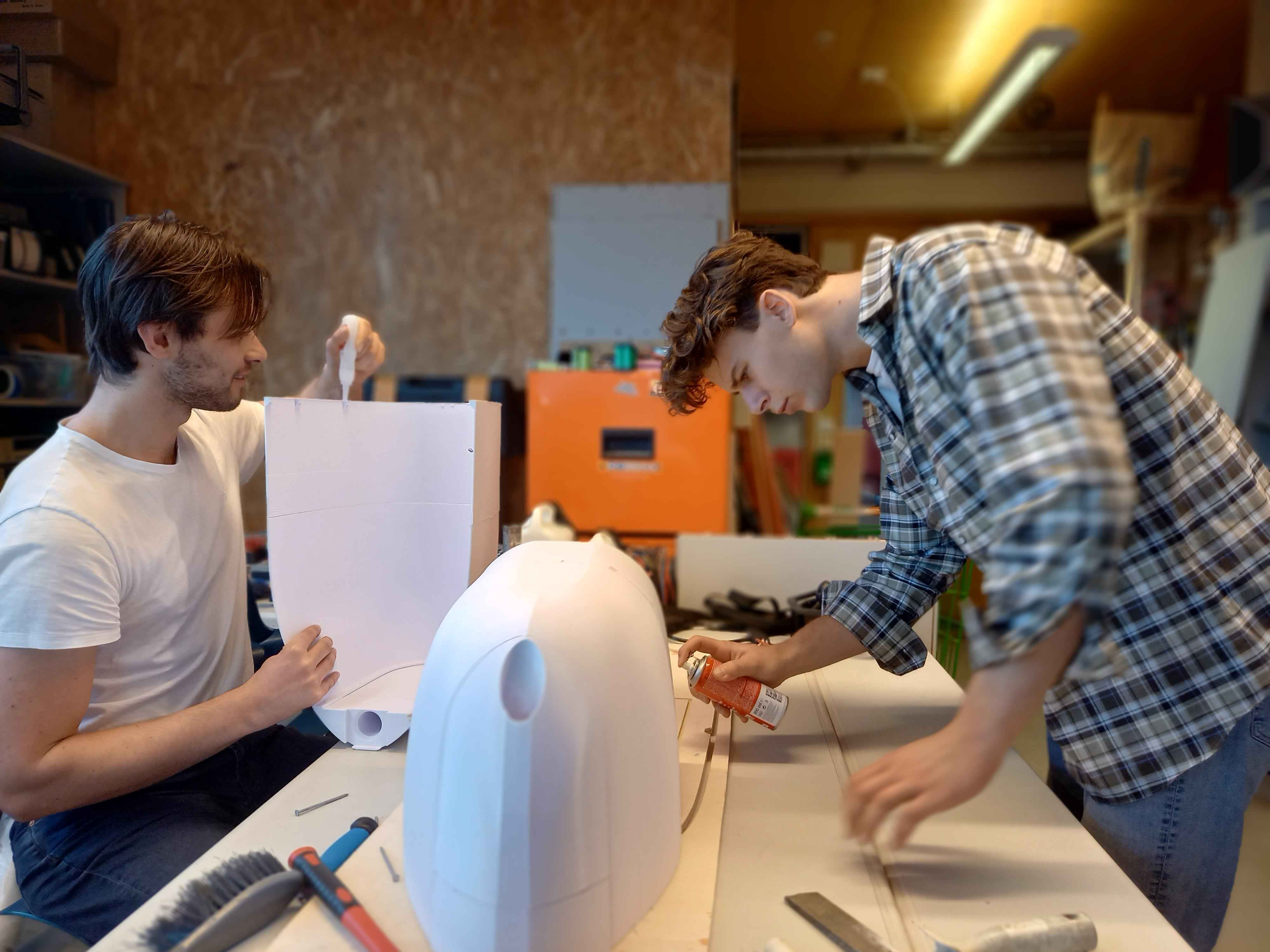 Shaping the first hull