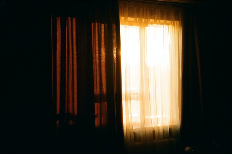Airbnb interior - curtains
