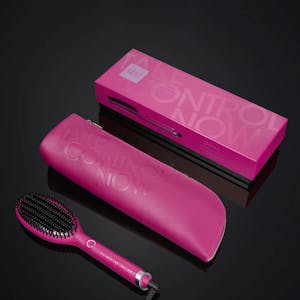 ghd glide hot brush pink