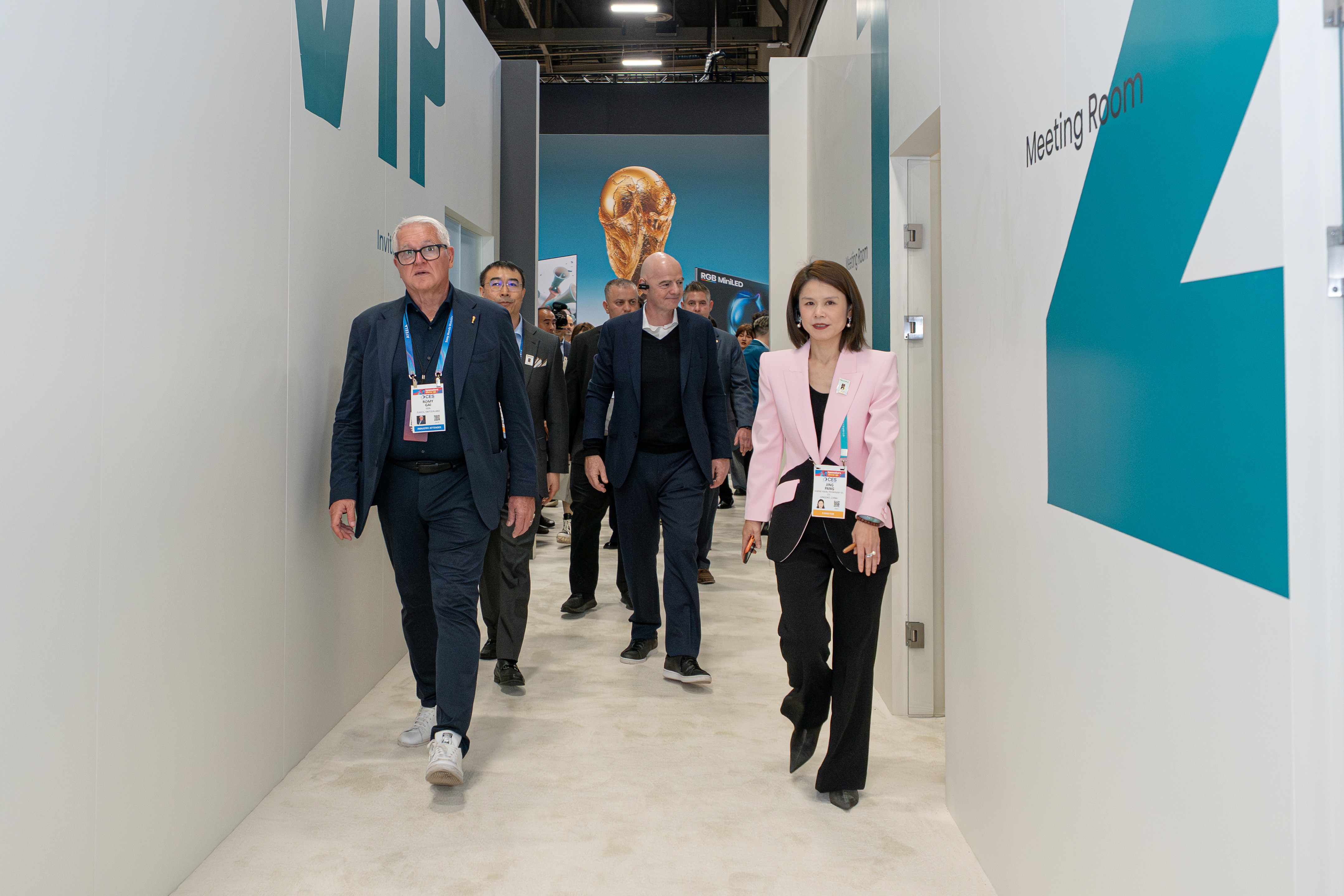 This is a photo of the President of FIFA taken by Joseph A. Olivera of JAO Pictures