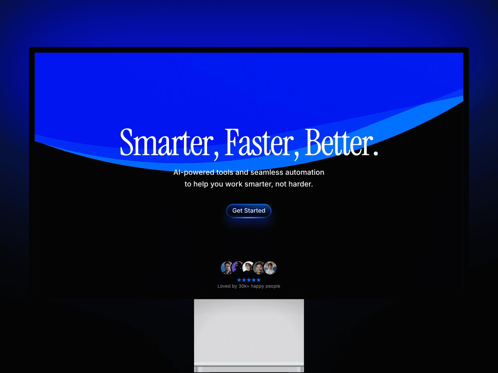 Framer Template Astralis Mockup