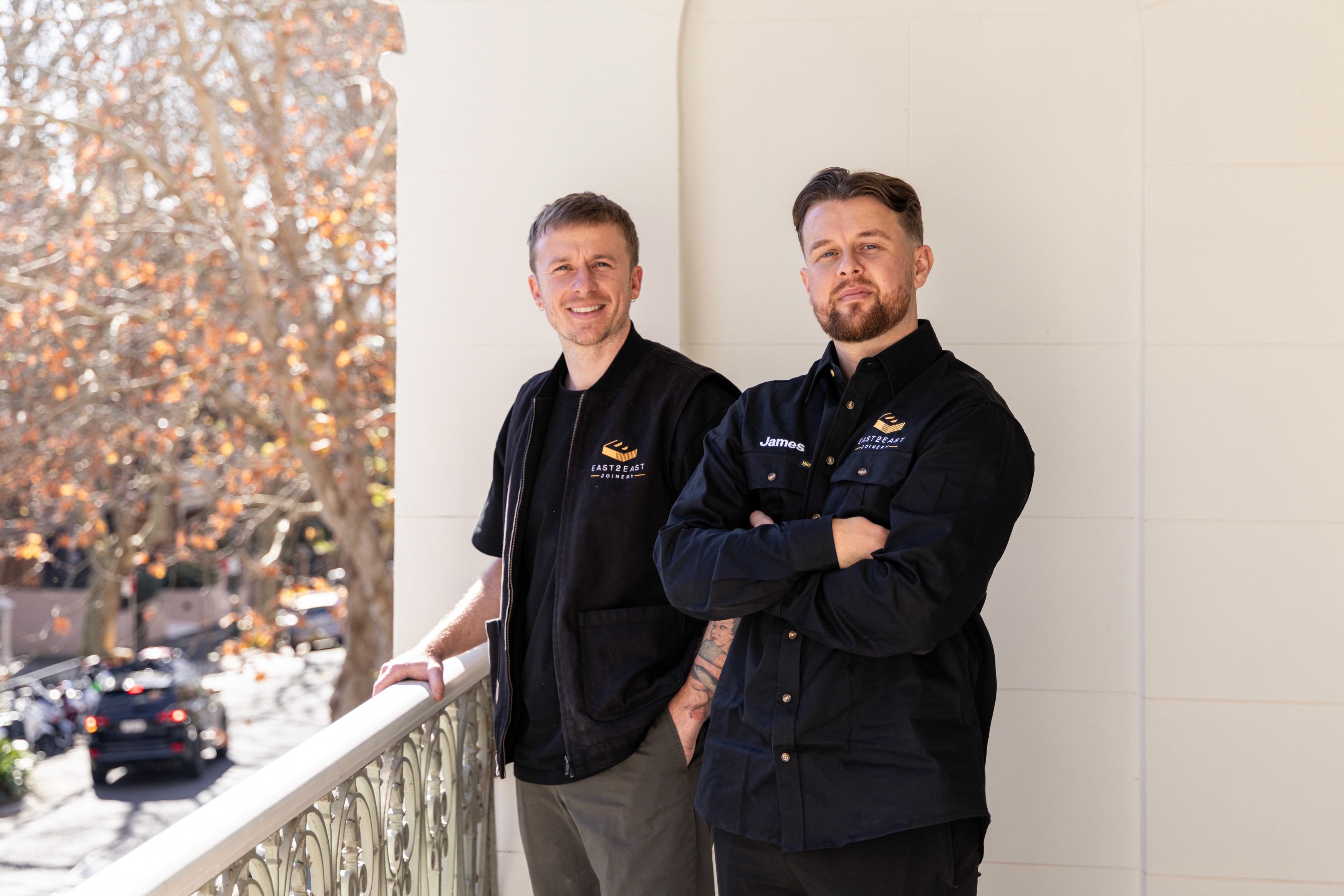 James & Rhys for East2East Joinery