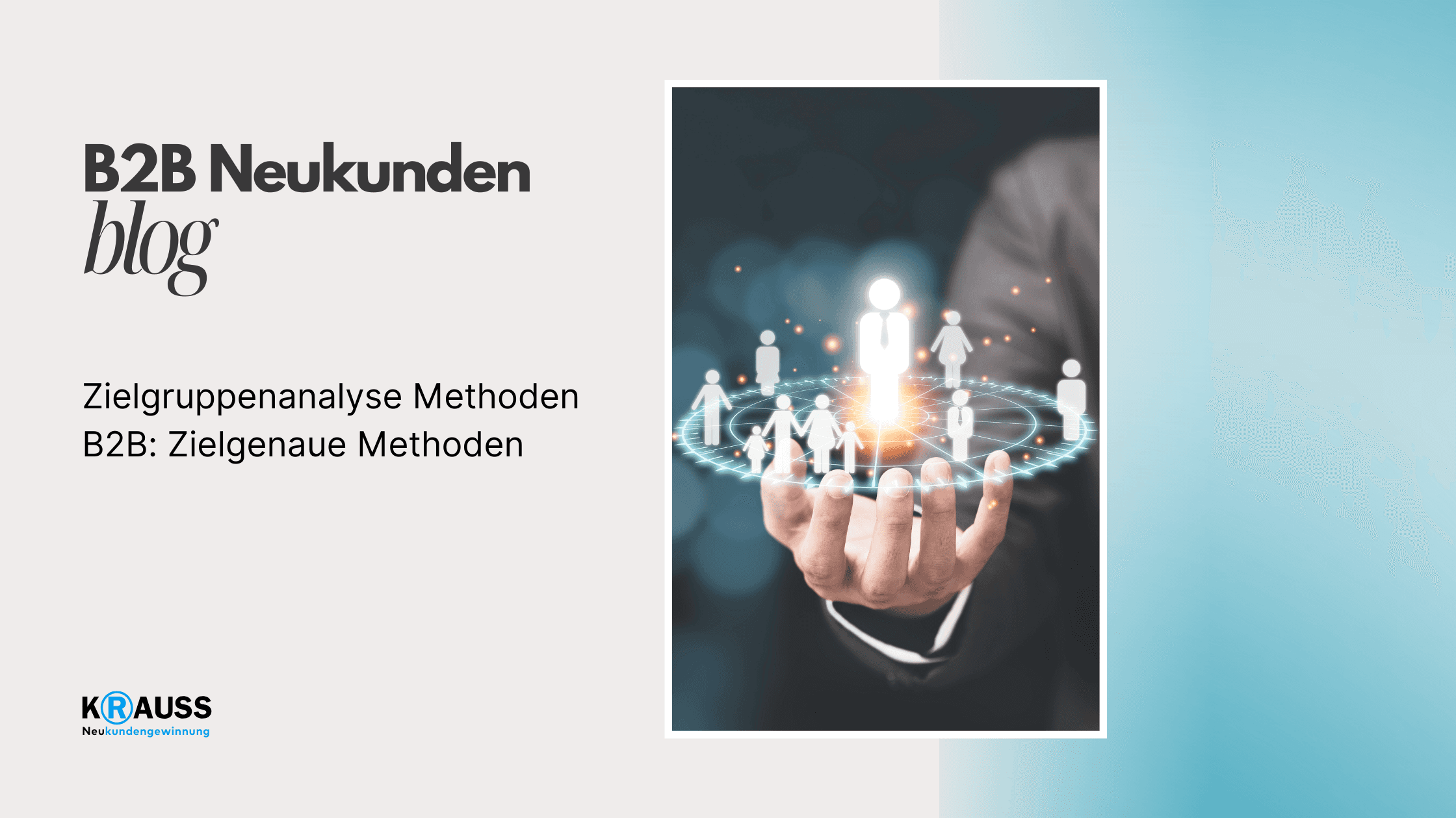 Zielgruppenanalyse Methoden B2B