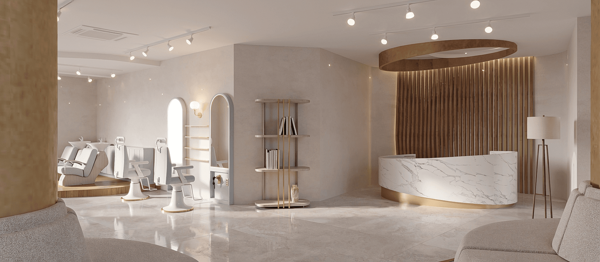 Project showcase image featuring a modern, refined interior.
