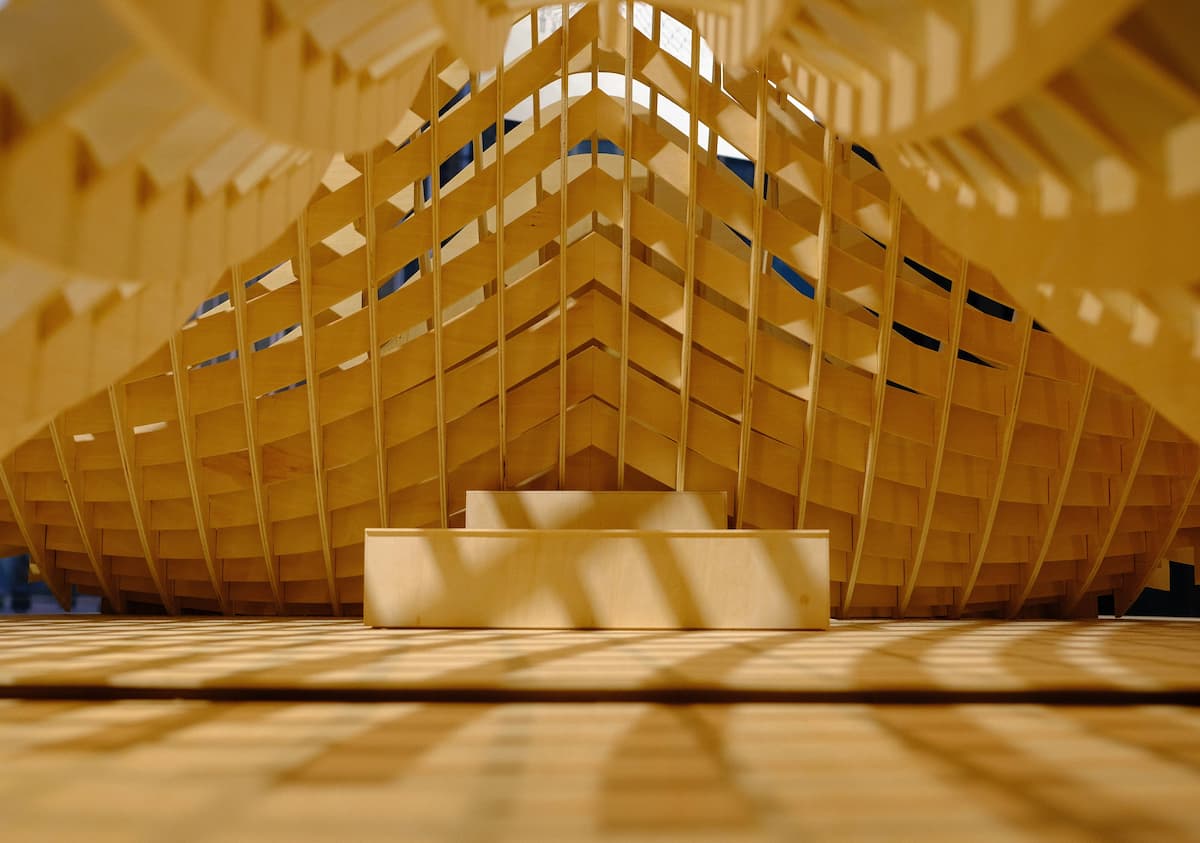architectural photography of inside a building