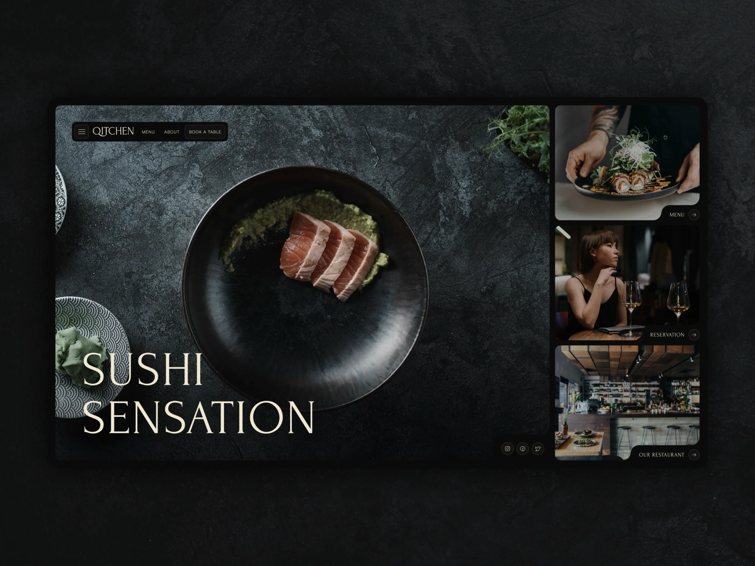 Qitchen - Restaurant Template