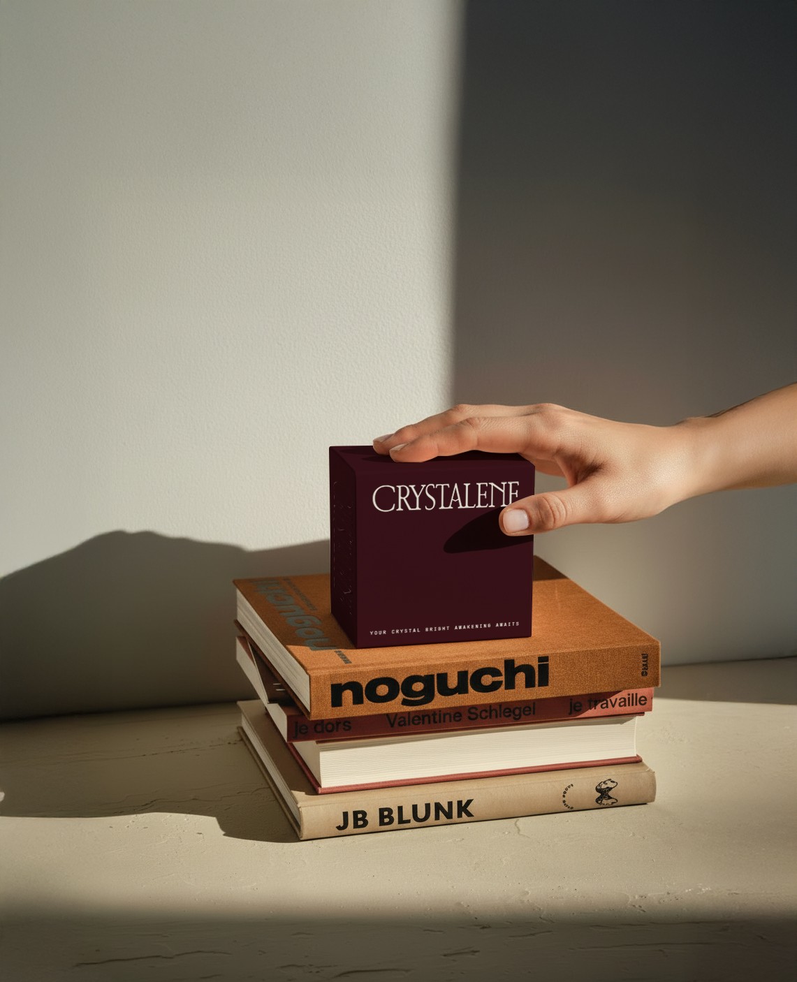 Branding, visual identity, packaging and logo design for crystal shop and coffee café in Makati, Philippines