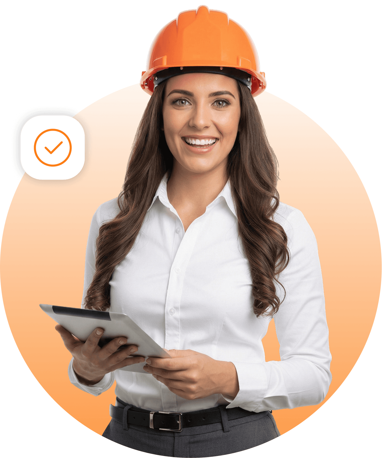 Plataforma GAP Sistemas exibida em desktop, tablet e celular, com duas pessoas usando capacetes, ilustrando a gestão SSMA digital e a segurança do trabalho.