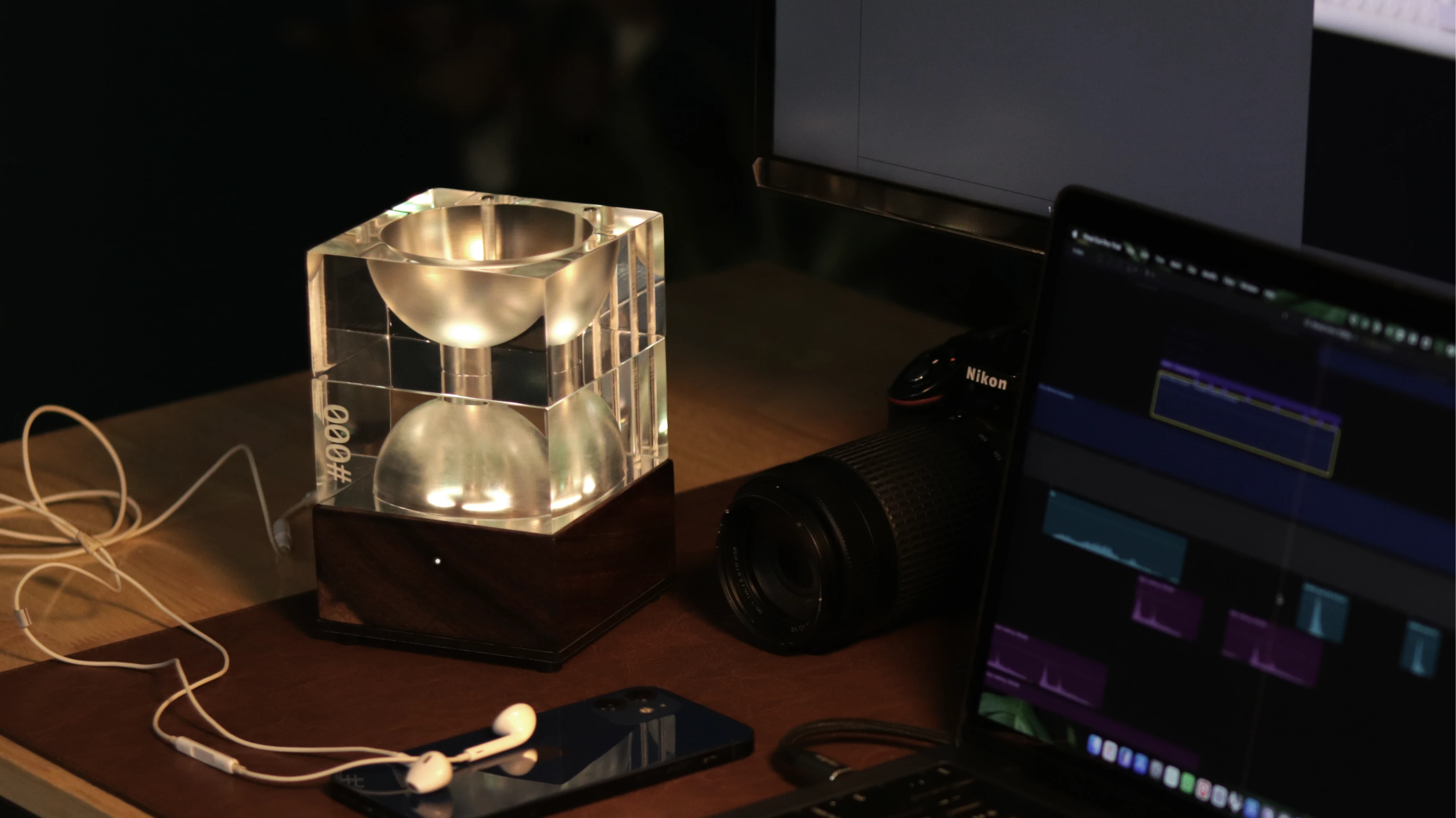 brown wooden framed glass window