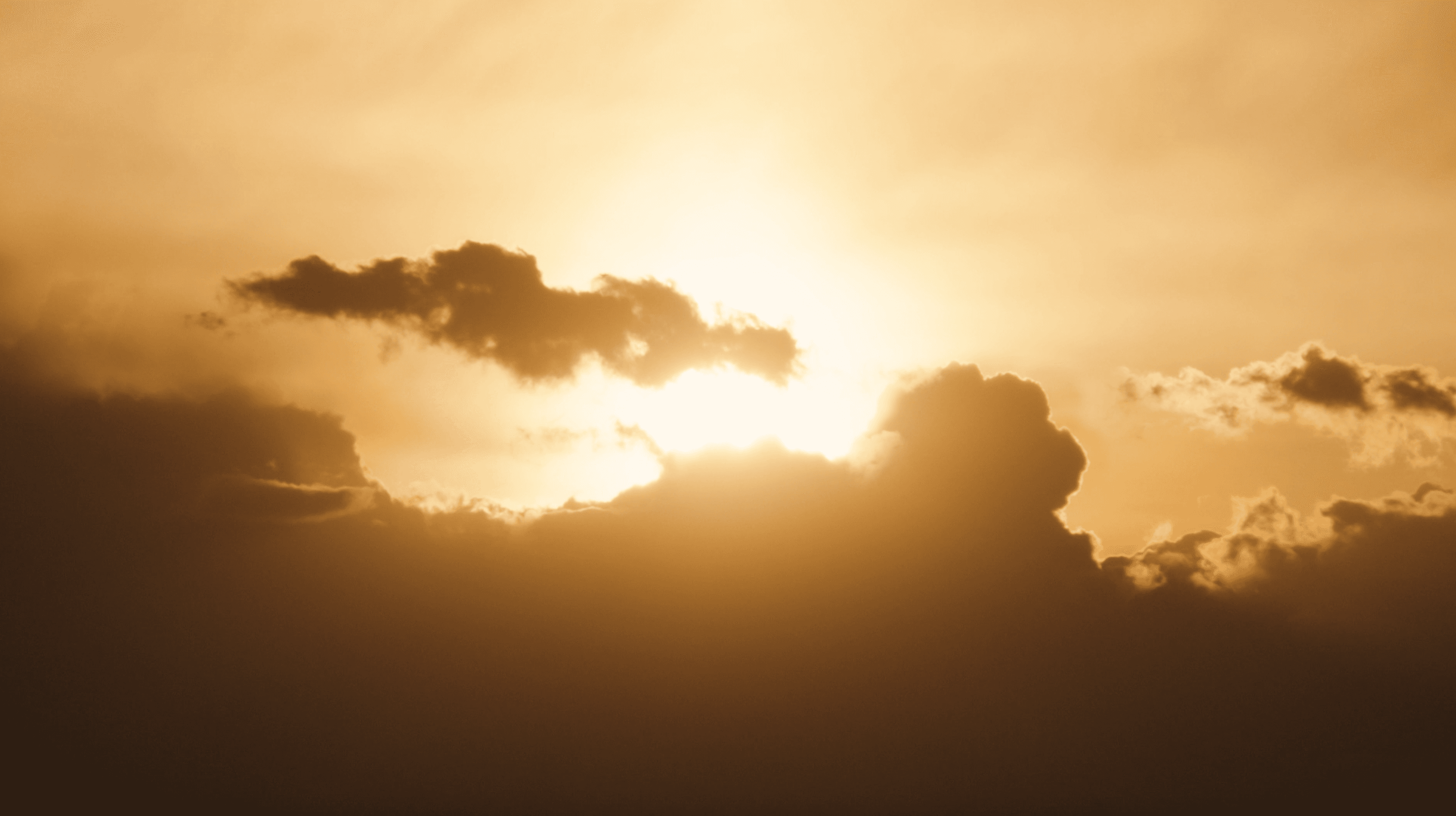 sunset sky with clouds