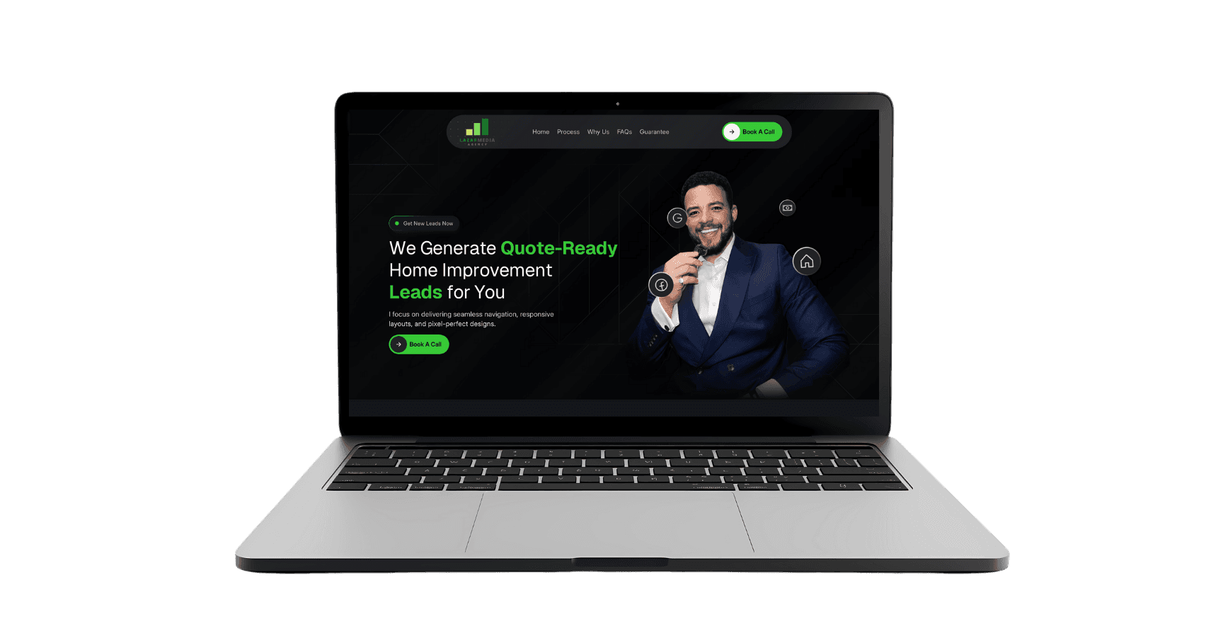 Smart speaker with a glowing top, placed on a circular base in a dark room.