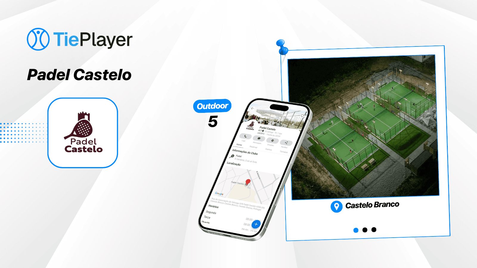 Book a padel court at Padel Castelo