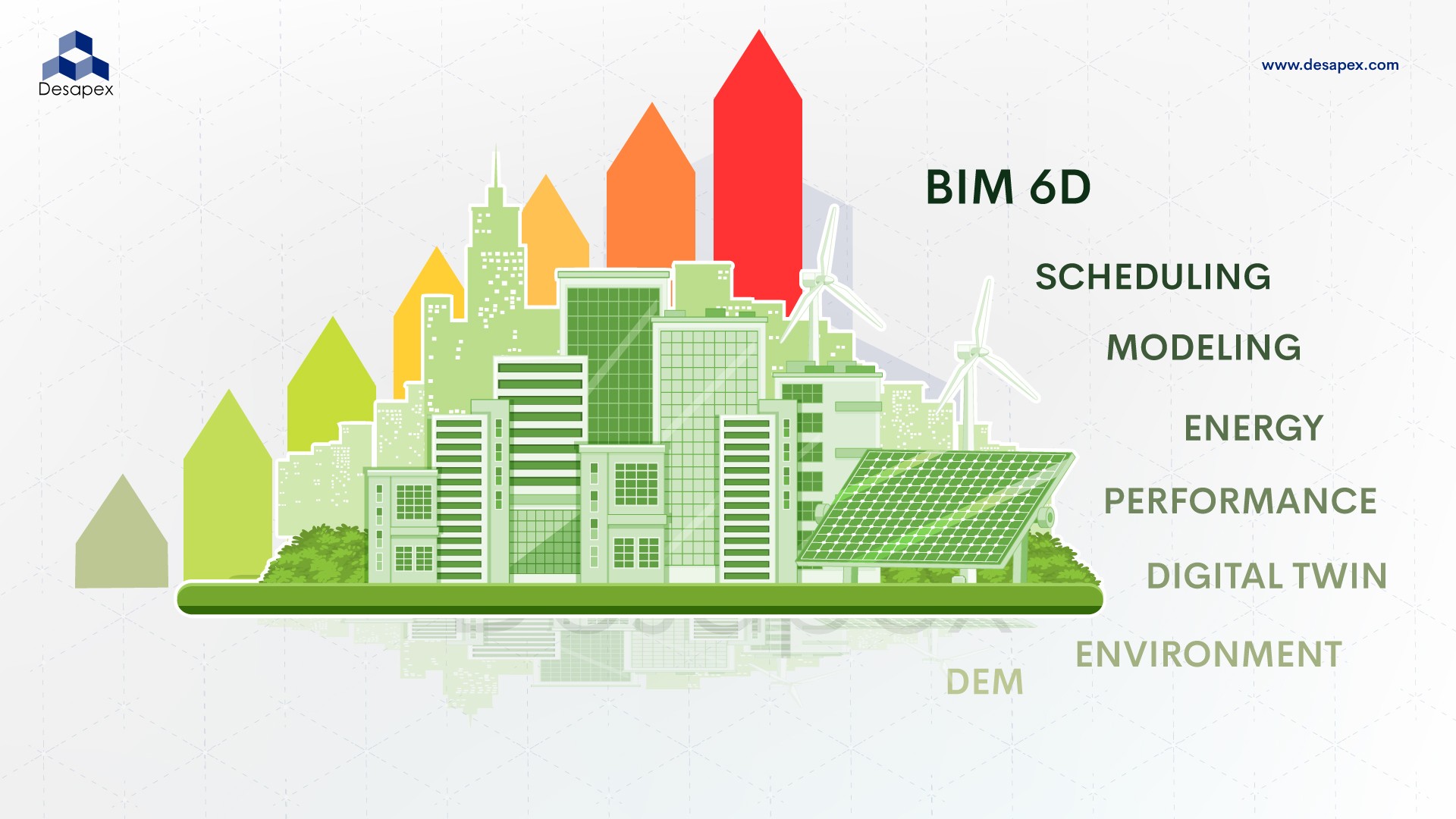 A man stands while two people sit at a table in an office setting, smiling and engaged in conversation. The mood is friendly and collaborative.