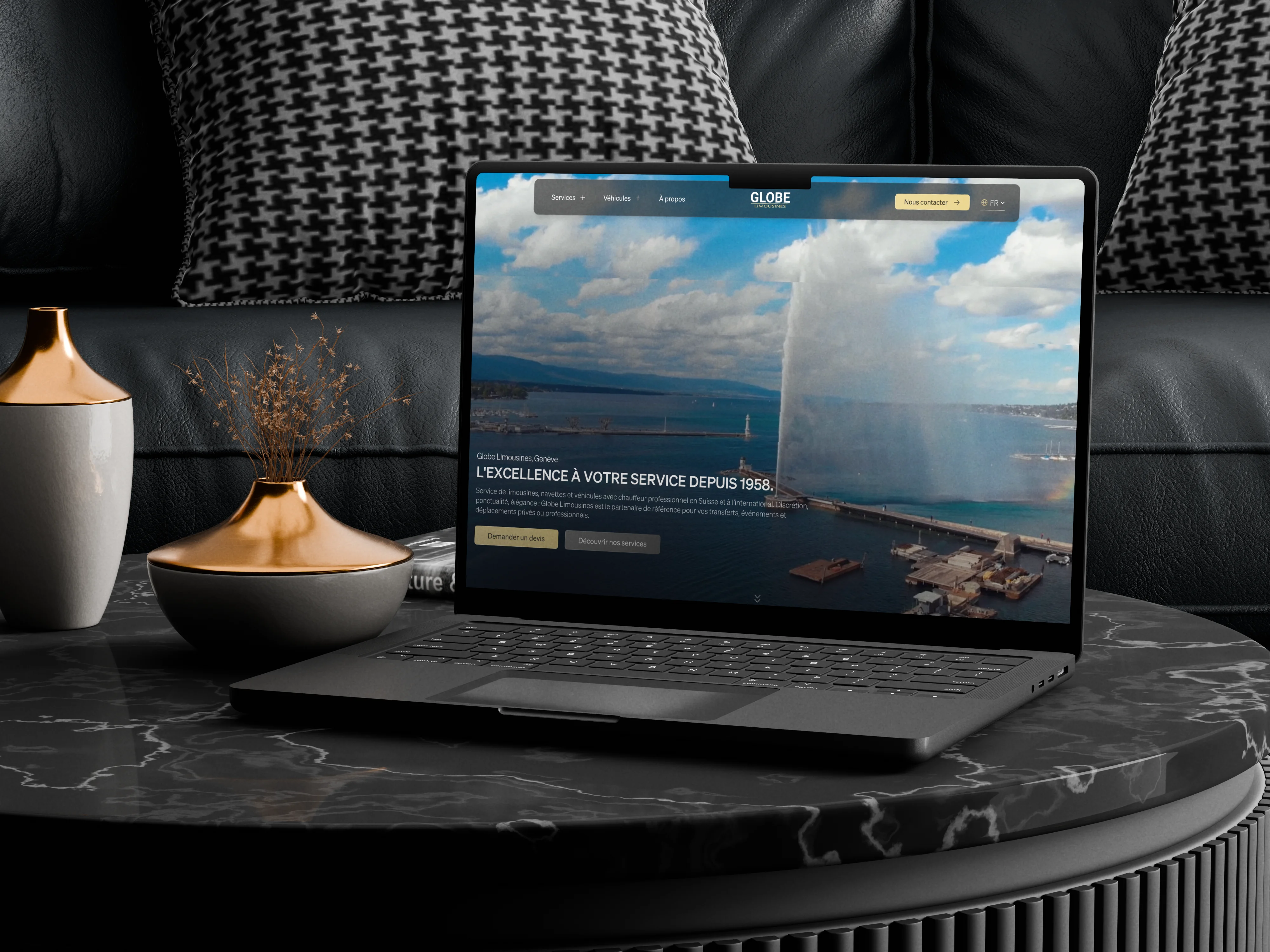 refonte complète du site internet de globe limousines 