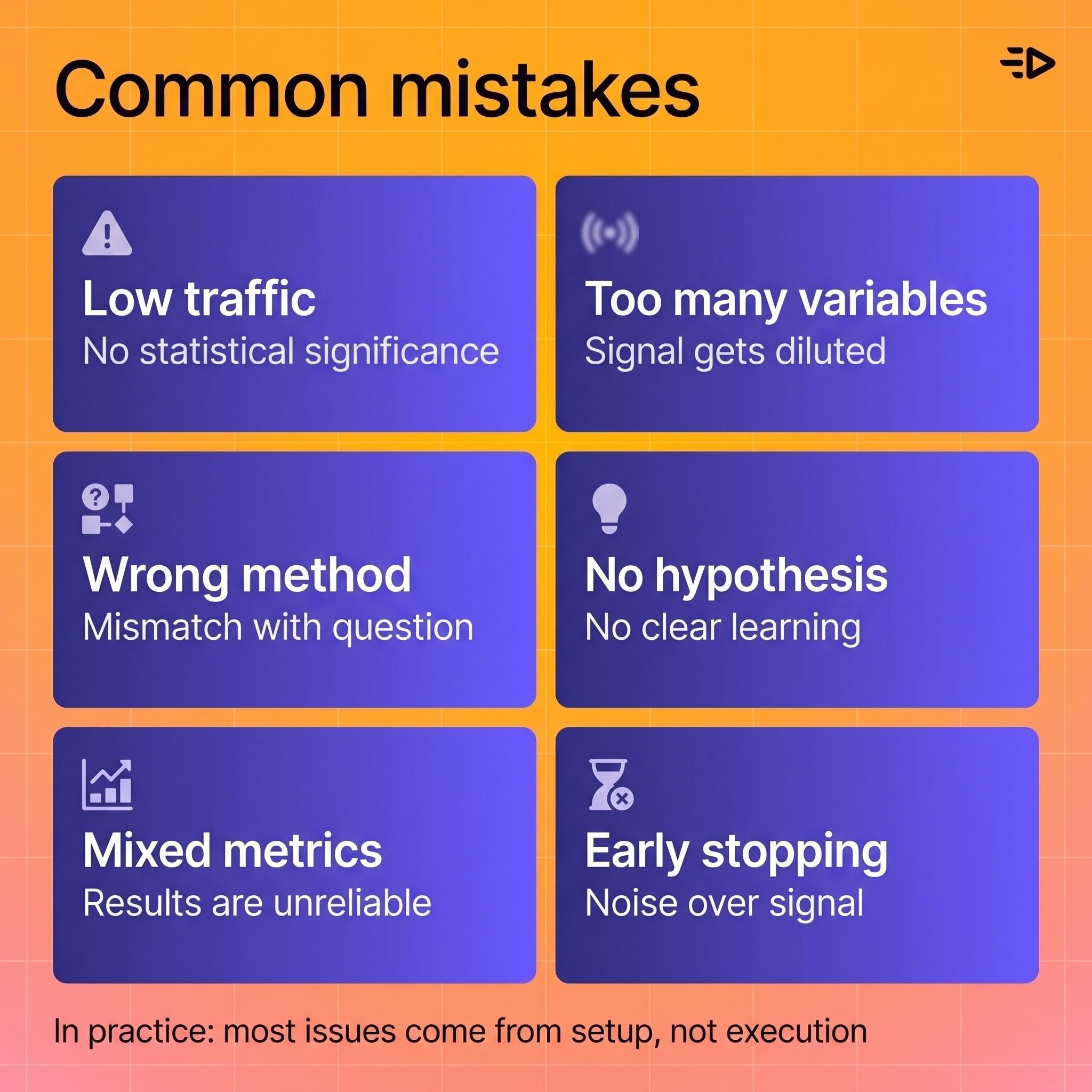 common mistakes