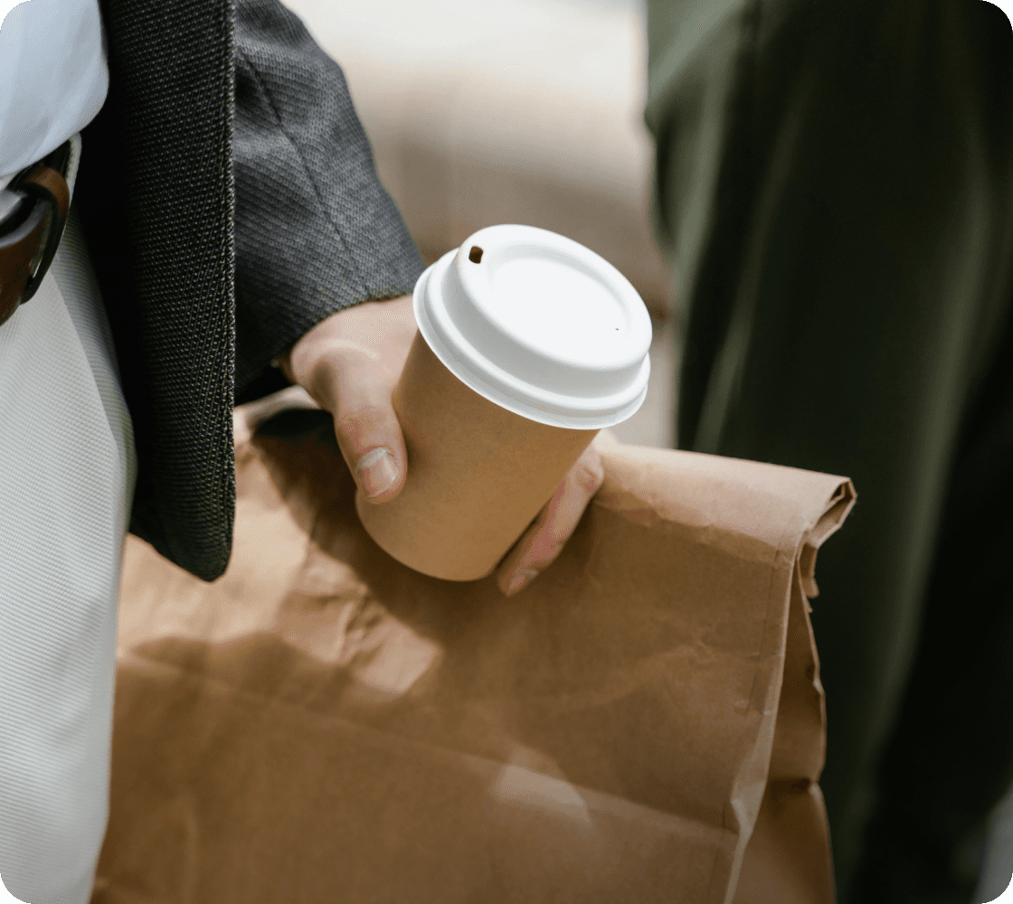 customer use online delivery from mall