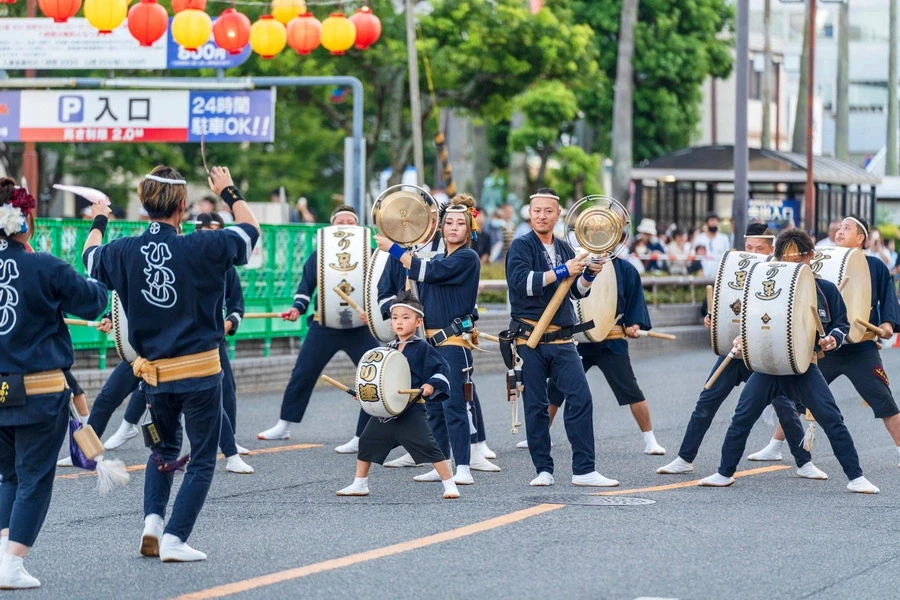 Japanese Festival Drum Parade