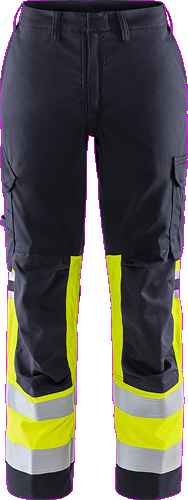 Werkshort voor dames in facilitaire dienst — FRISTADS Flamestat high vis stretch broek dames klasse 1 2170 ATHF