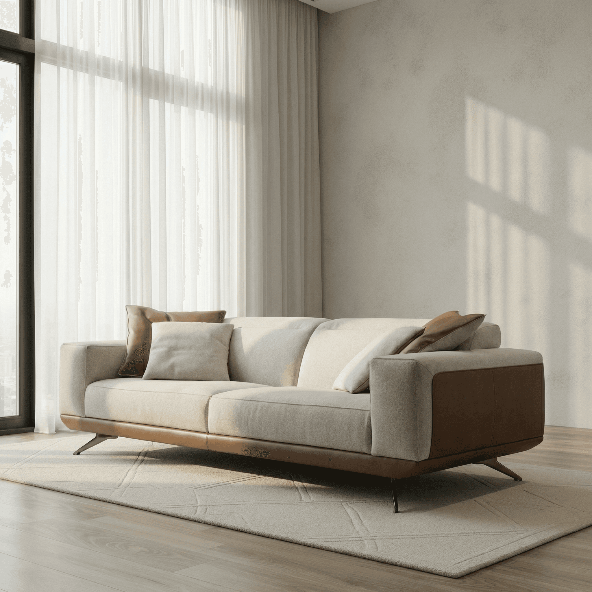 Cambridge Mocha luxury sofa in rich brown upholstery and elegant detailing