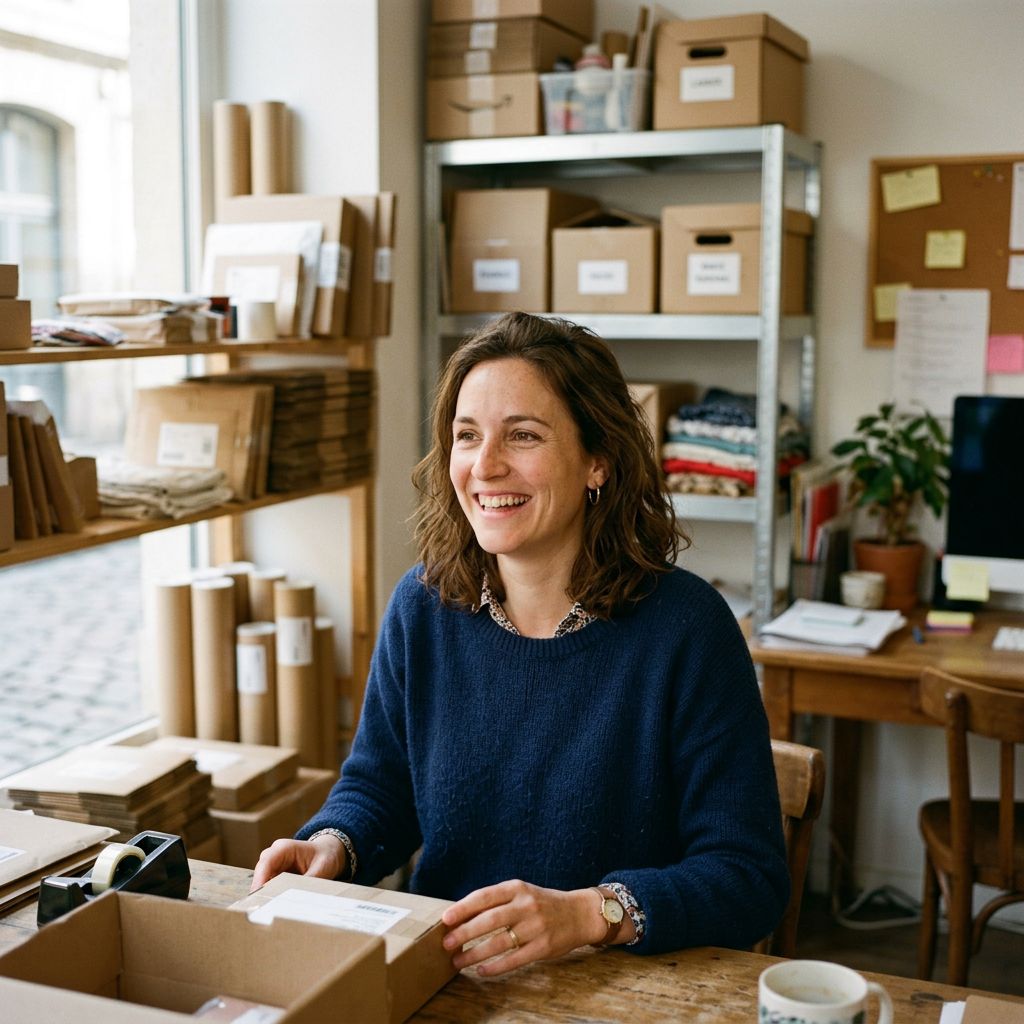 Portrait de Sophie, responsable d'une boutique e-commerce, cliente de Loiretel