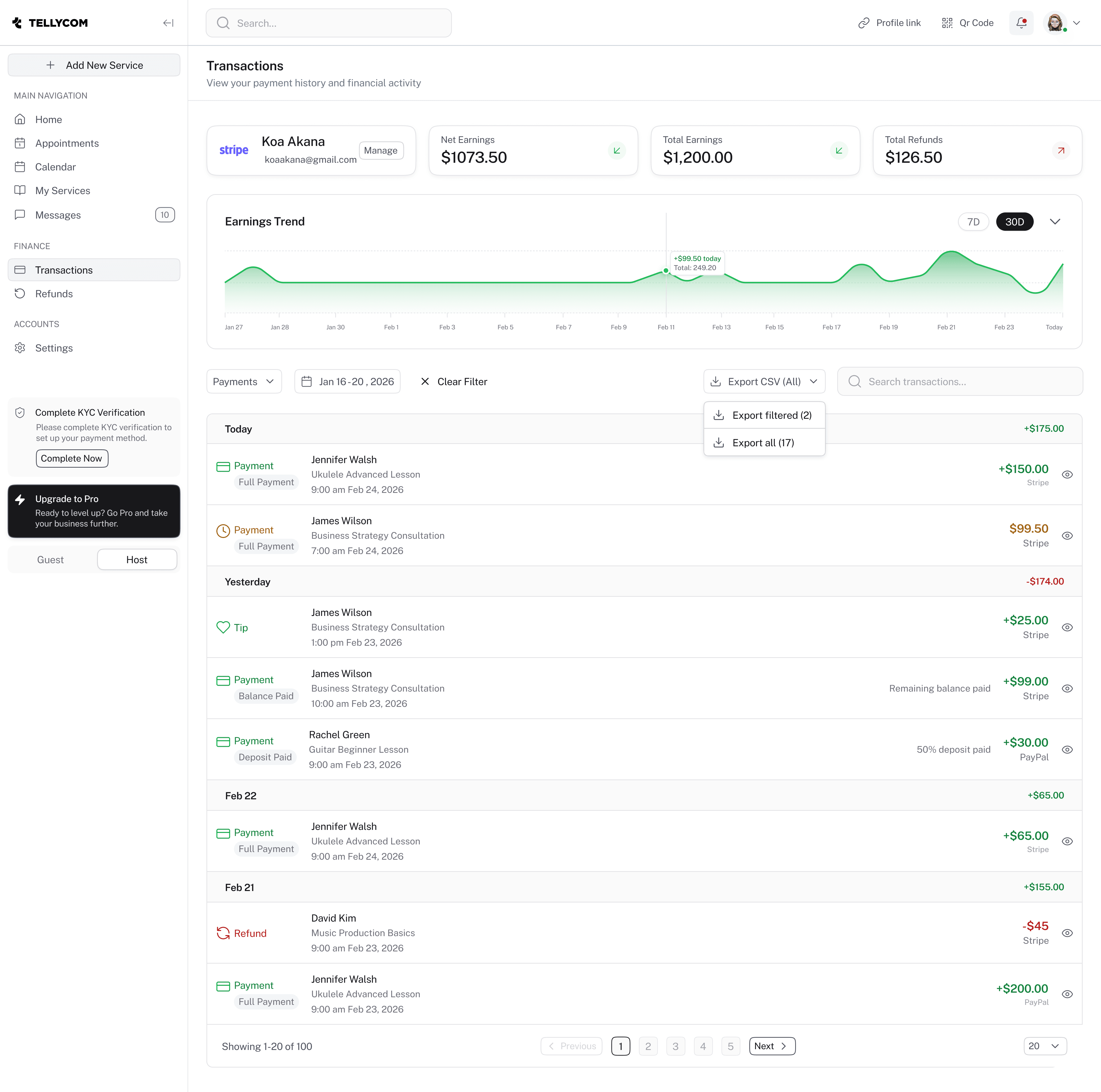 Dashboard