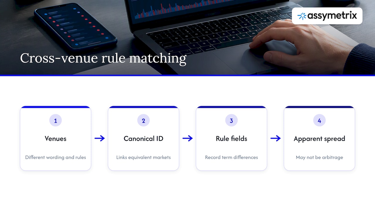 Canonical market links reveal differing contract rules