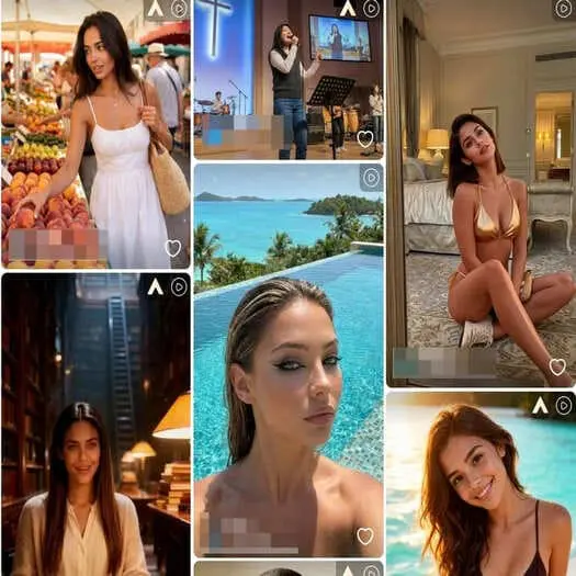 AI Girlfriend generated by APOB AI